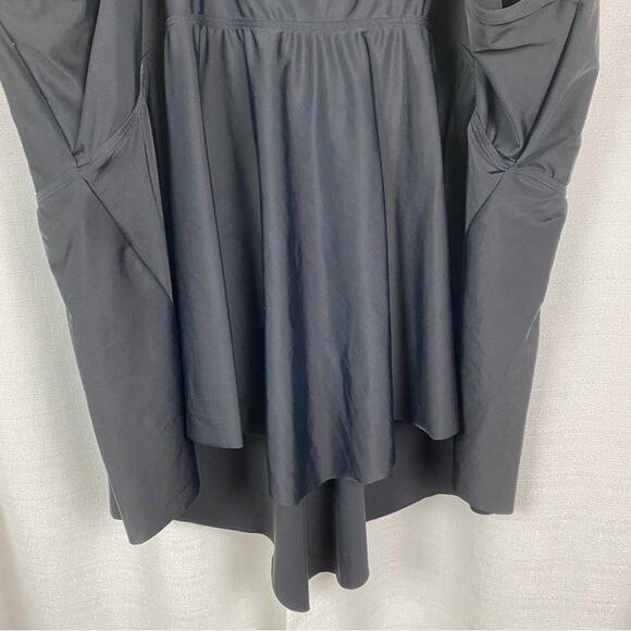 Torrid Black Soft Cup Wireless V Neck Tankini Top Sz.5 - Picture 13 of 16